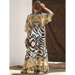 MODA Kimono med sort leopardprint og bælte