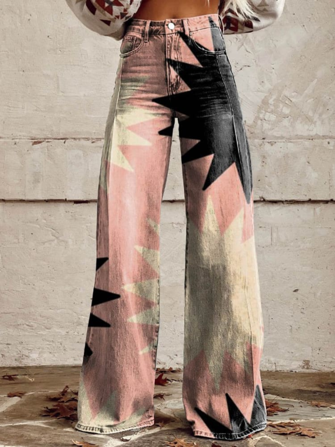 Vide Jeans | Stjerneprint | Grafisk og Markant