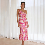 MODA Stilfuld blomstret kjole