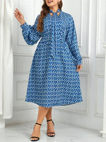 Alea - Plus size-kjole - Elastisk talje