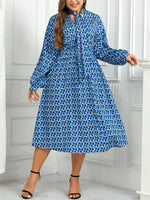 Alea - Plus size-kjole - Elastisk talje