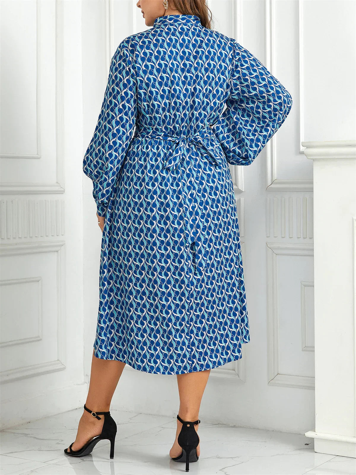 Alea - Plus size-kjole - Elastisk talje