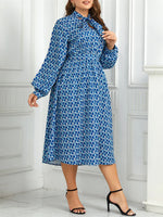 Alea - Plus size-kjole - Elastisk talje