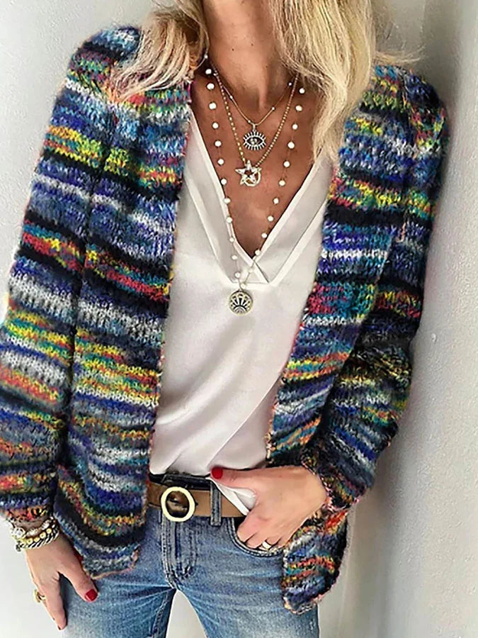 Joy - Farvet cardigan