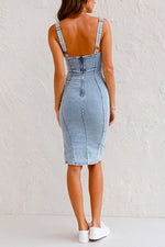 Heidi | Denim Cami-kjole