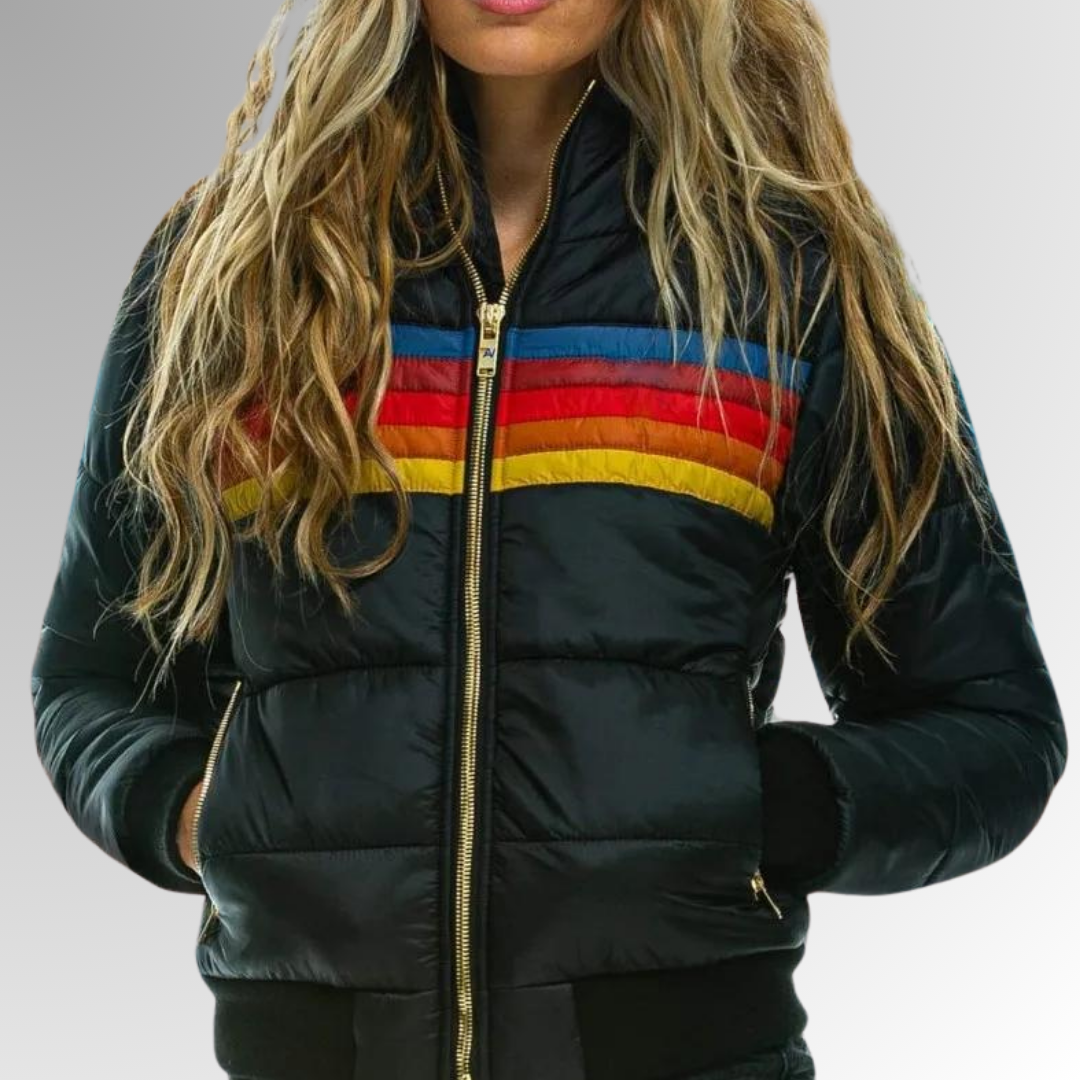 SILVANA™ | CASUAL JAKKE MED ZIP OG LIVLIGE DETALJER