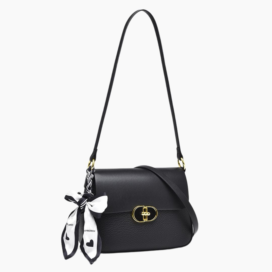 Safira Vegan Leather Shoulder Bag