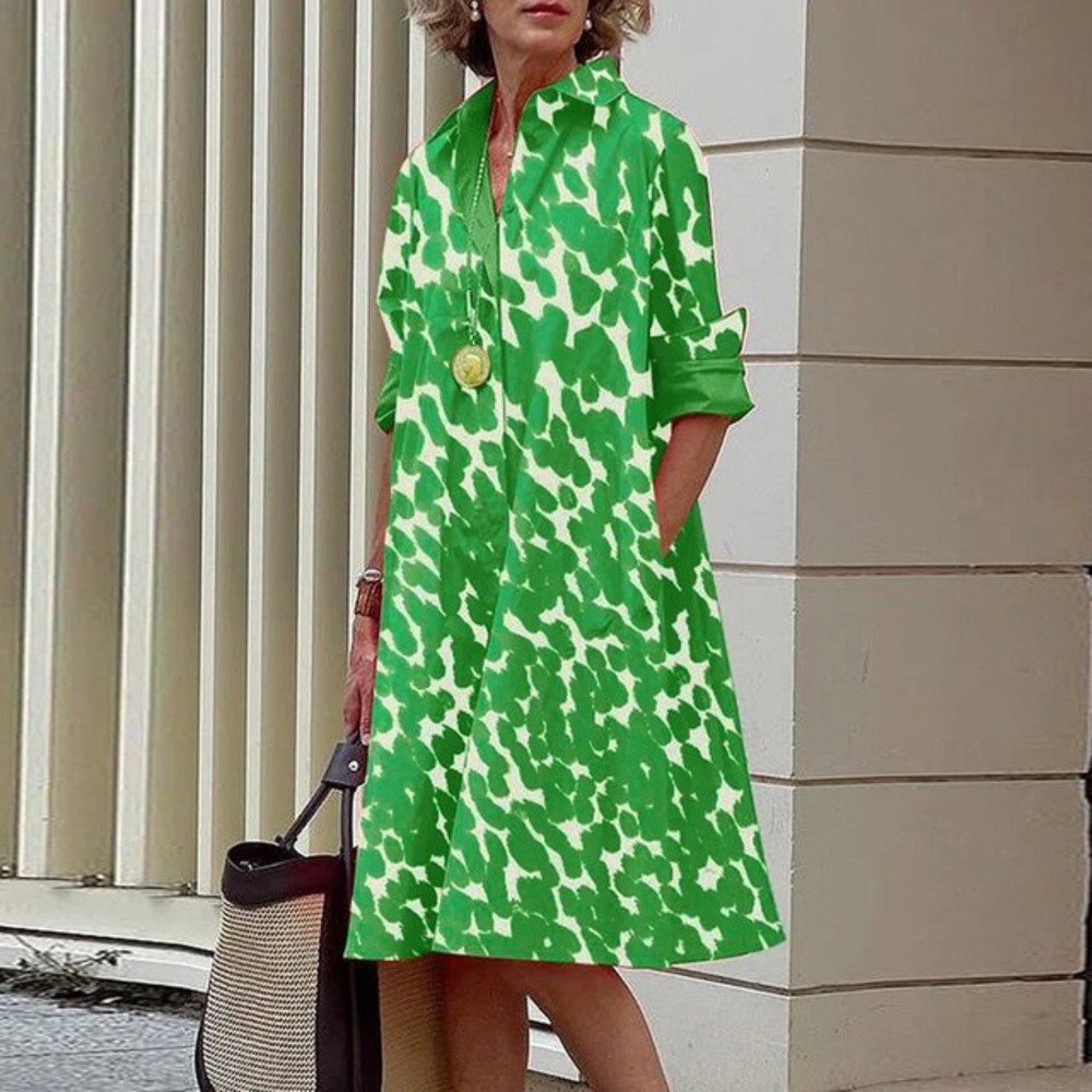 MODA Vintage Langærmet Kjole