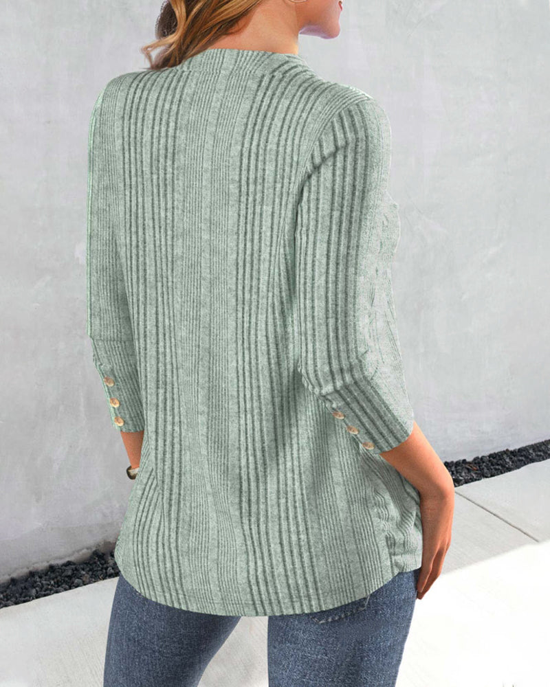 Evergreen Elegance Vibe-bluse