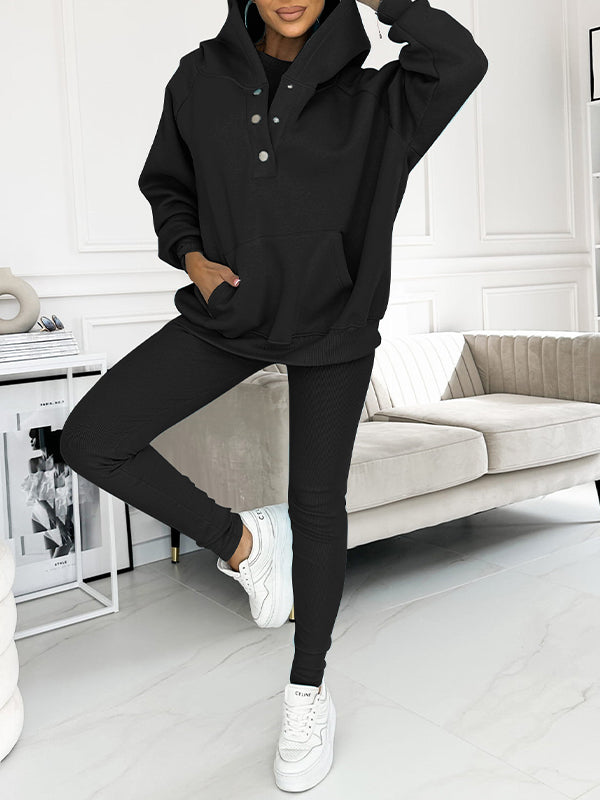 Sæt med Hoodie | Bomuld | Afslappet og Moderne