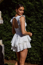 Kimberley - Mini sommerkjole - Broderede blondedetaljer