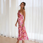 MODA Stilfuld blomstret kjole