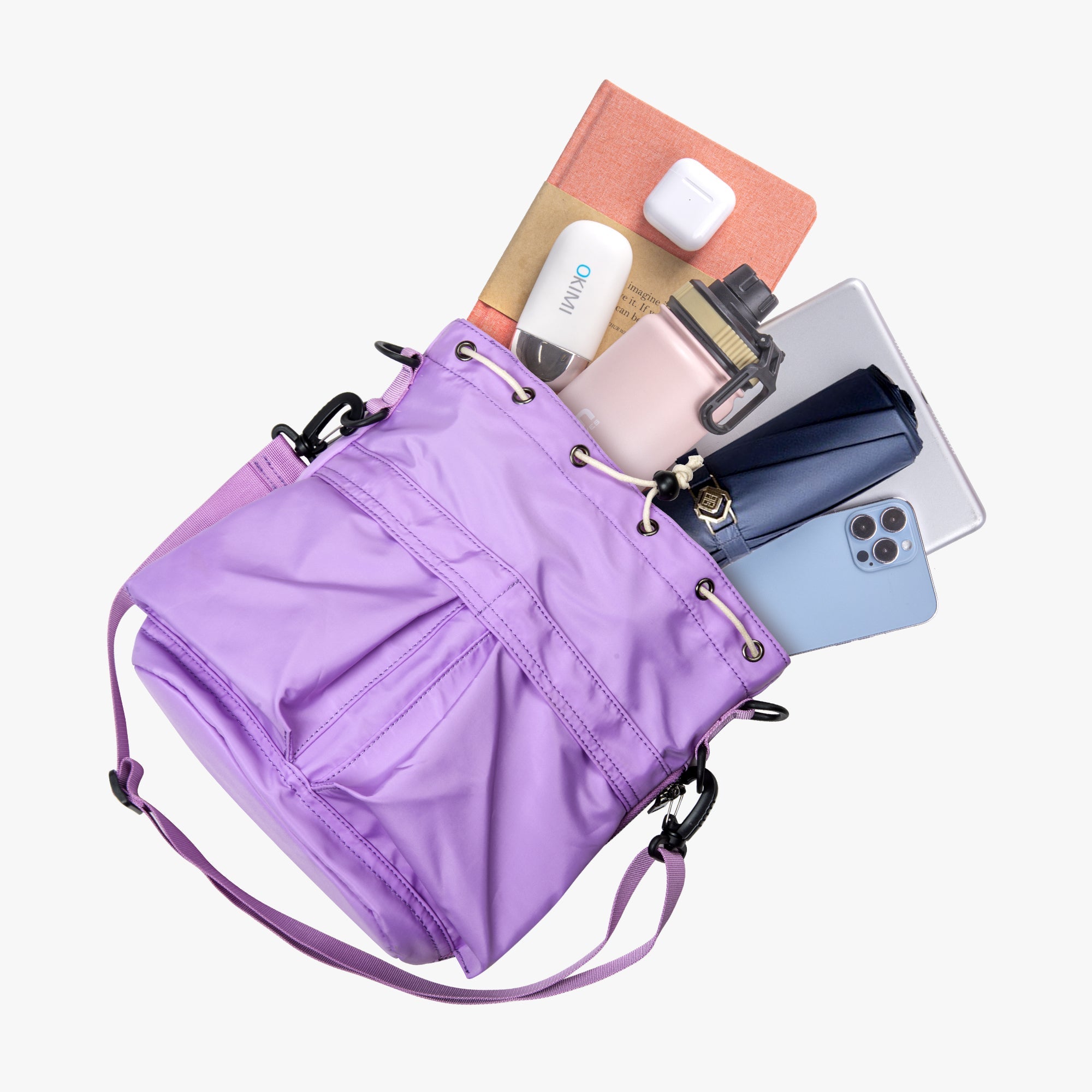 Devako Nylon taske med løbegang