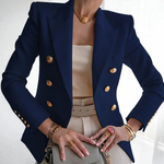 MODA dobbeltsidet knapper, sort dame blazer