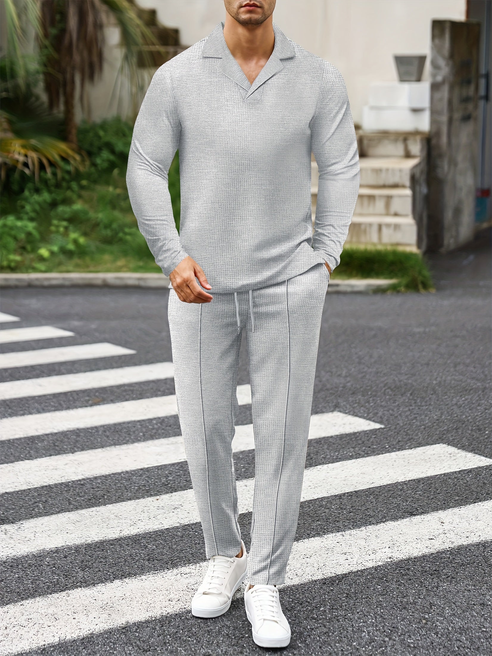 Casual Todelt Sæt | Komfortabelt og Let | Polyester