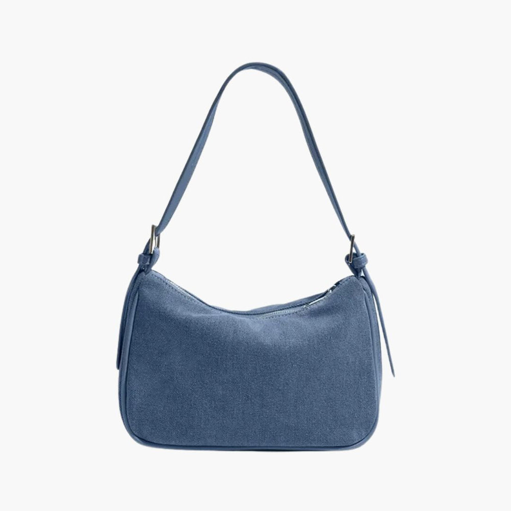 Anna Denim Shoulder Bag