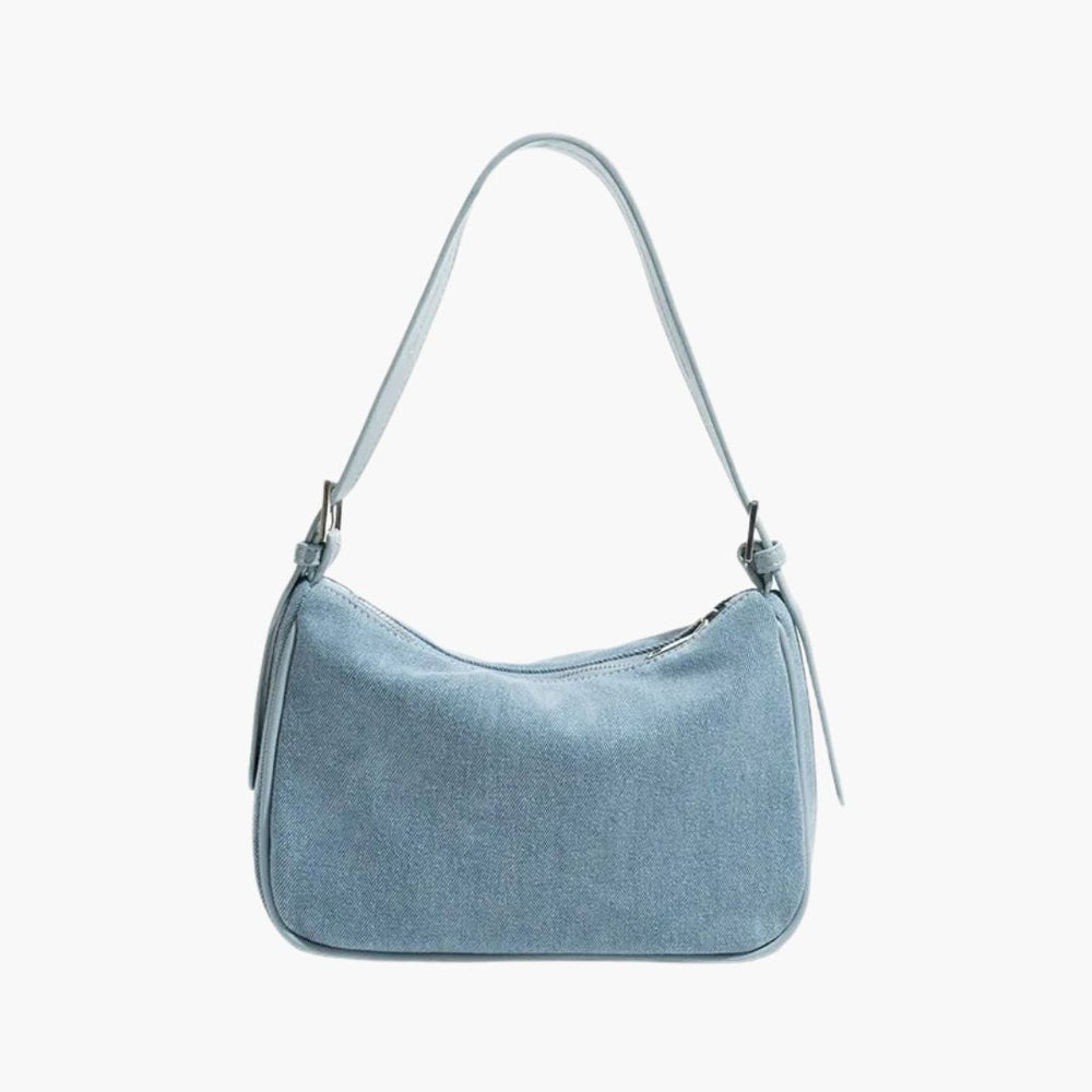 Anna Denim Shoulder Bag
