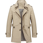 Trench Coat i bomuld til mænd