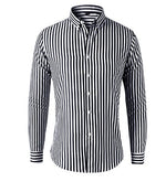 Severin - Business Casual Stribet Skjorte