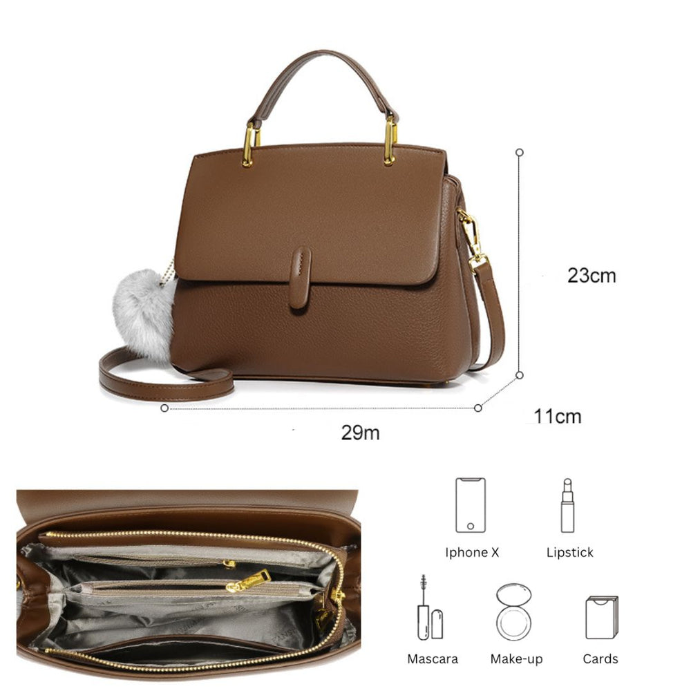 Cosette Vegan Leather Shoulder Bag