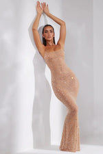Anouk - Bodycon-aftenkjole - Udsmykninger