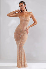 Anouk - Bodycon-aftenkjole - Udsmykninger