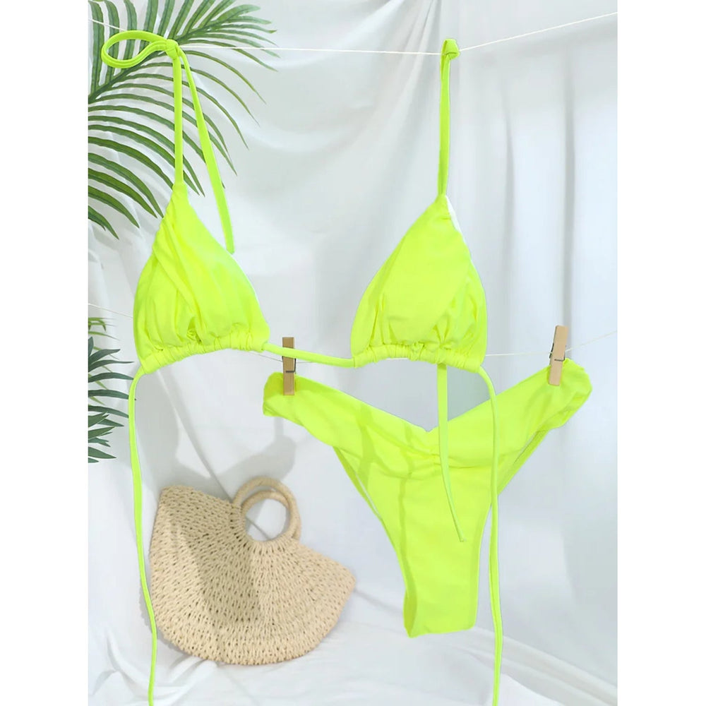 MODA Bikinier i to dele med blomsterprint og pushup-bh