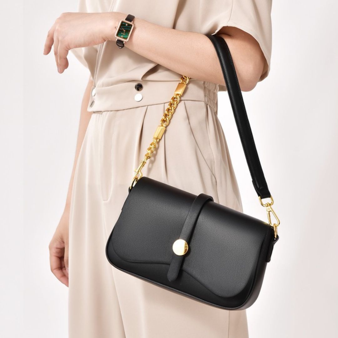 Kenzie Vegan Leather Shoulder Bag