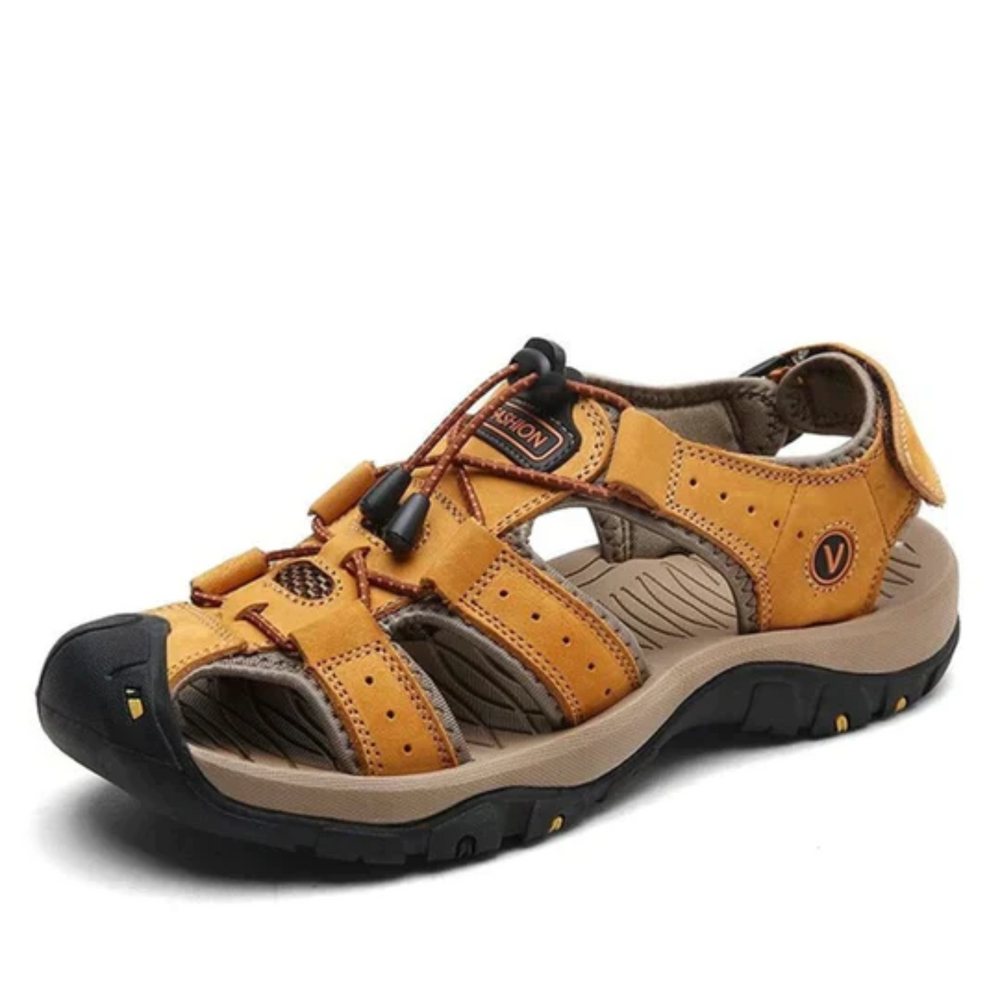 MODA Sandaler i ægte læder til mænd