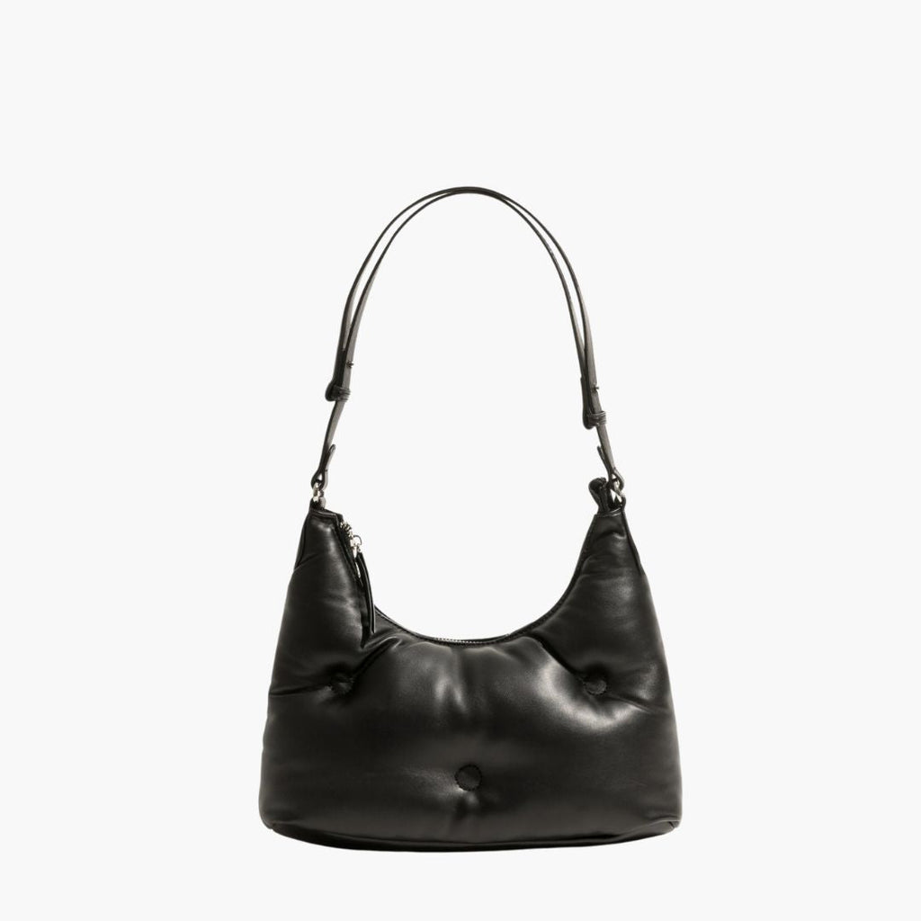 Ava Padded Vegan Leather Shoulder Bag