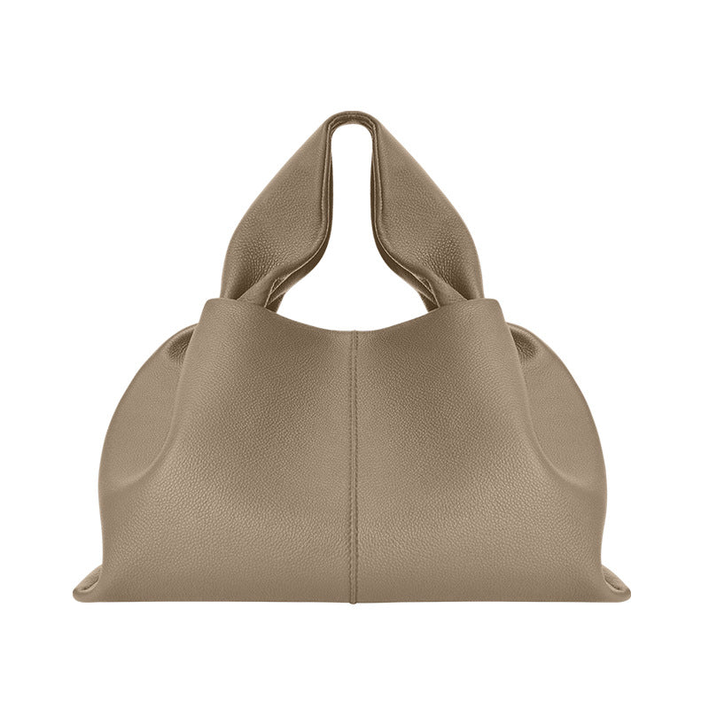 Minchen - Vintage tote-hængetaske i blødt læder