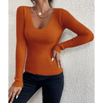 MODA khaki foret rund hals fleece dame langærmet t shirt