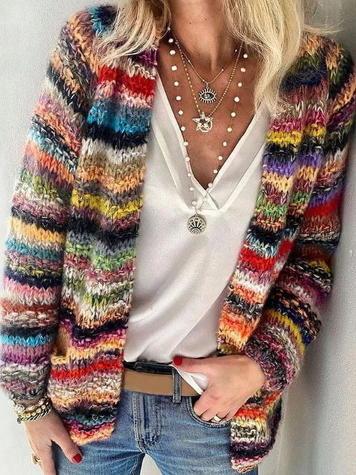 Joy - Farvet cardigan