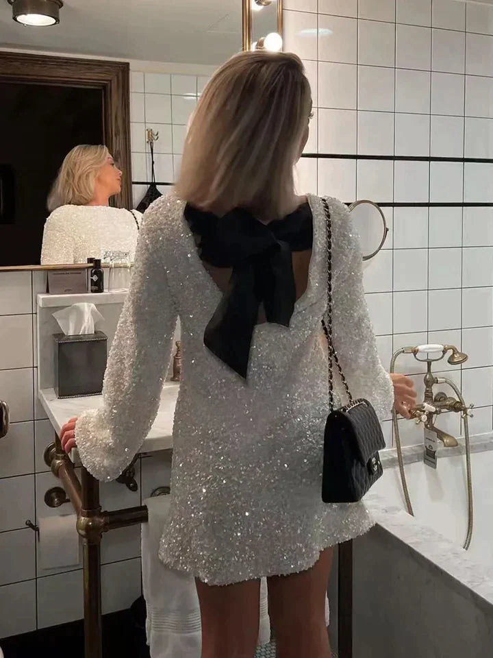 Greta - Glitrende kjole