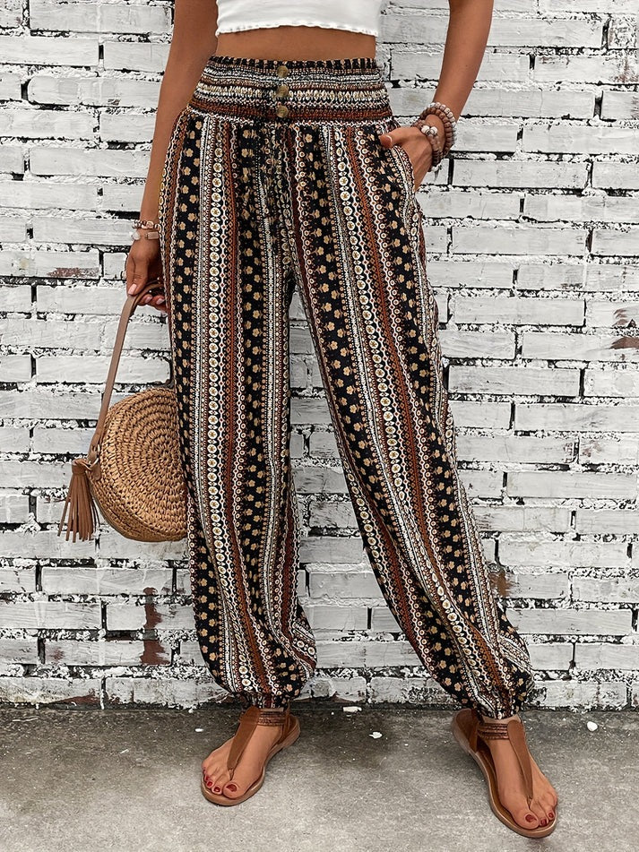 Ivy | Komfortable Trendy Boho Print Bukser