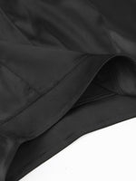 Wide-Leg Bukser | Sort | Polyesterblanding | Elegant & Tidløs