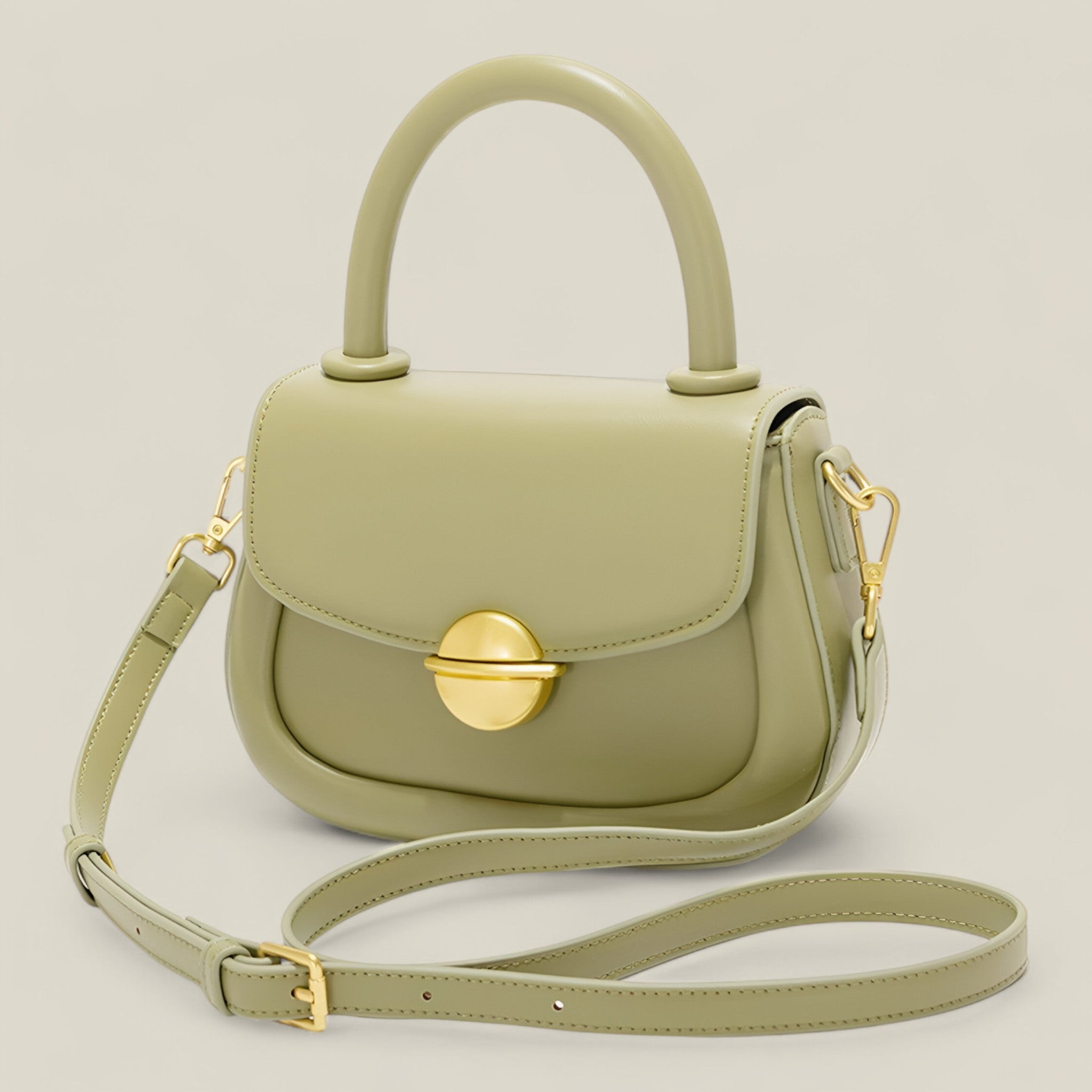 Elena struktureret crossbody-taske