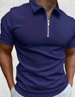 Bertram - Velsiddende poloshirt til mænd med lynlås