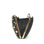 Valencia - Dekoreret clutch med blomstret perlekant