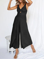 Corinne - V-hals og udskårne jumpsuits