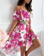 DAISY - Kjole med blomsterprint
