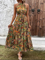 Philine - Maxikjole - Retro halterneck