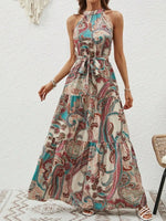 Philine - Maxikjole - Retro halterneck