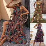 Philine - Maxikjole - Retro halterneck