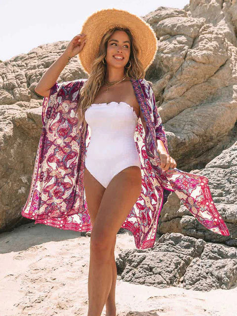 MADELYN - Bikinibetræk med boho print