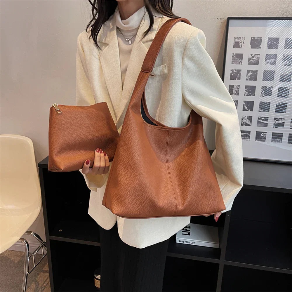 Alina Vegan Leather Hobo Bag