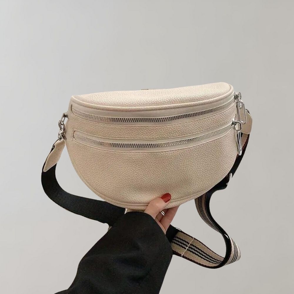 Crossbody-taske med dobbelt lynlås - Jocelyn