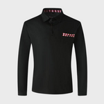 Langærmet Polo-shirt til mænd - Lars