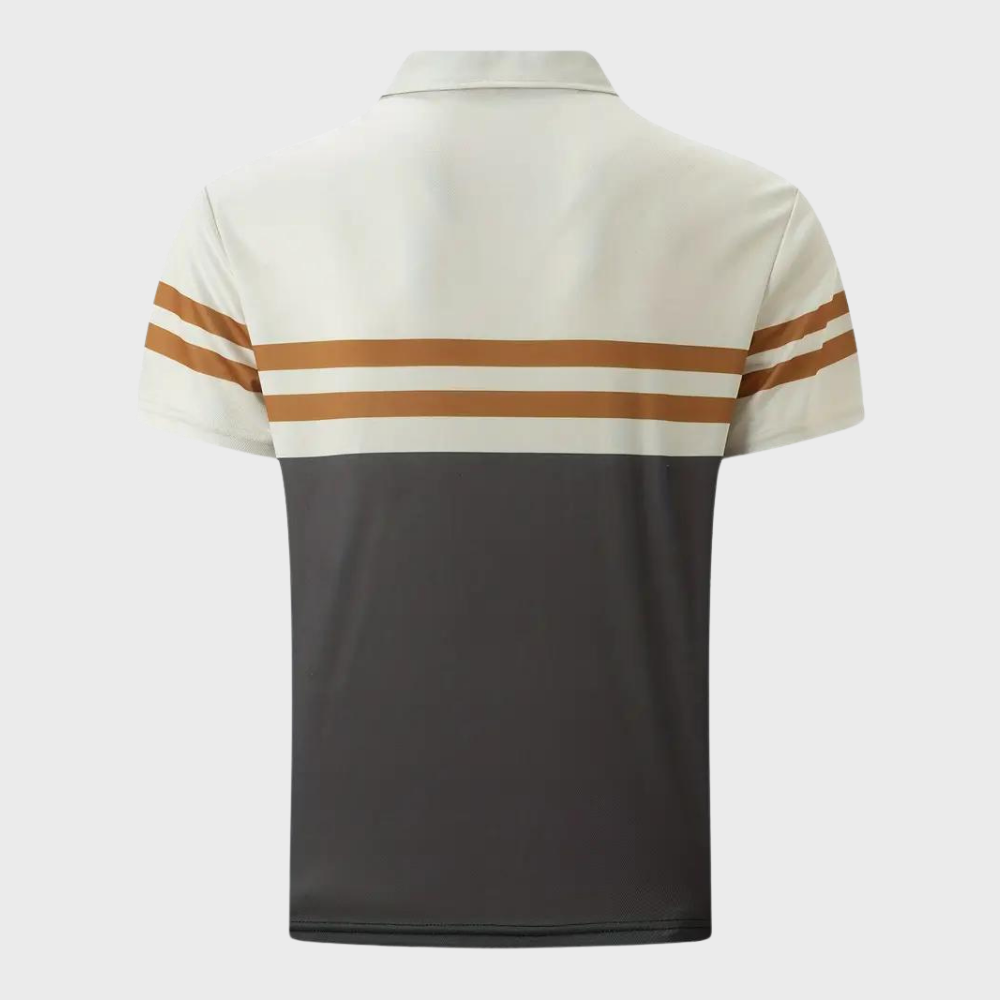 Stilfuld stribet poloshirt til mænd - Jako