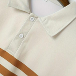 Stilfuld stribet poloshirt til mænd - Jako